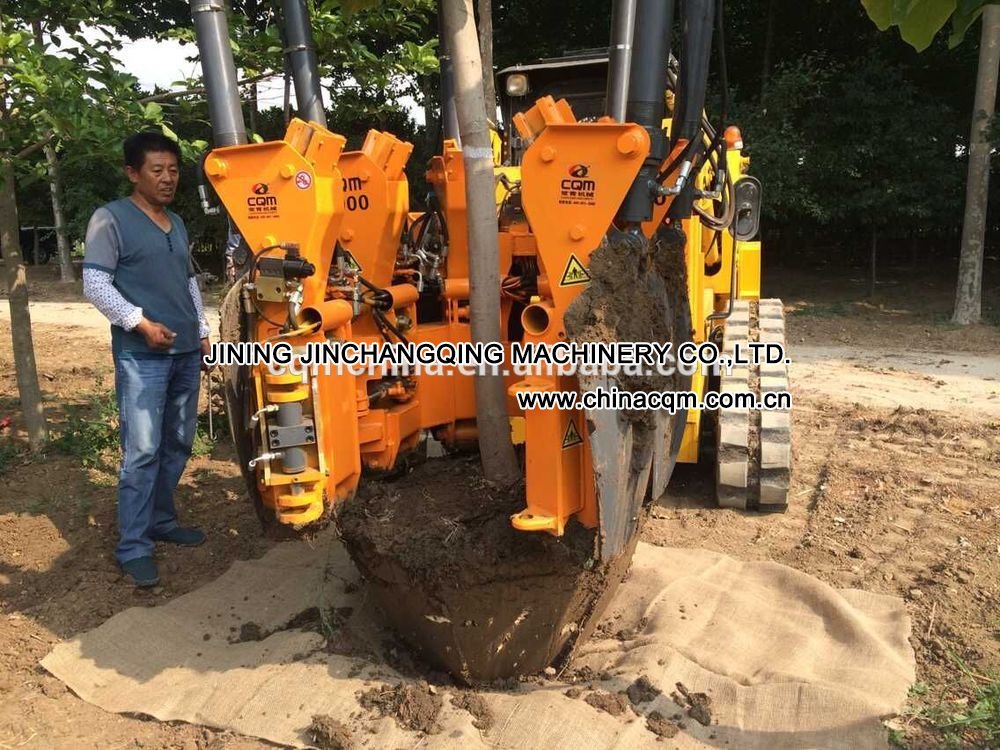 For wheel loader Hydraulic technique Tree transplanter,Tree spade
